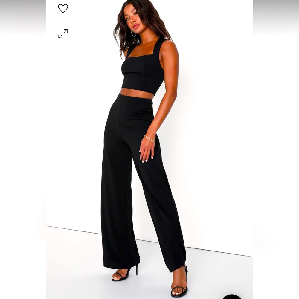 Lulu's Black Jumpsuit